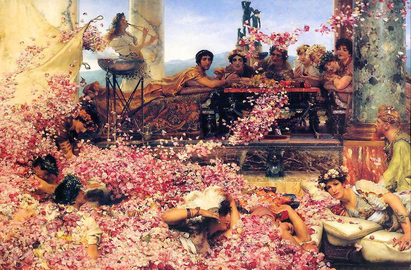 Laura Theresa Alma-Tadema Roses of Heliogabalus Spain oil painting art